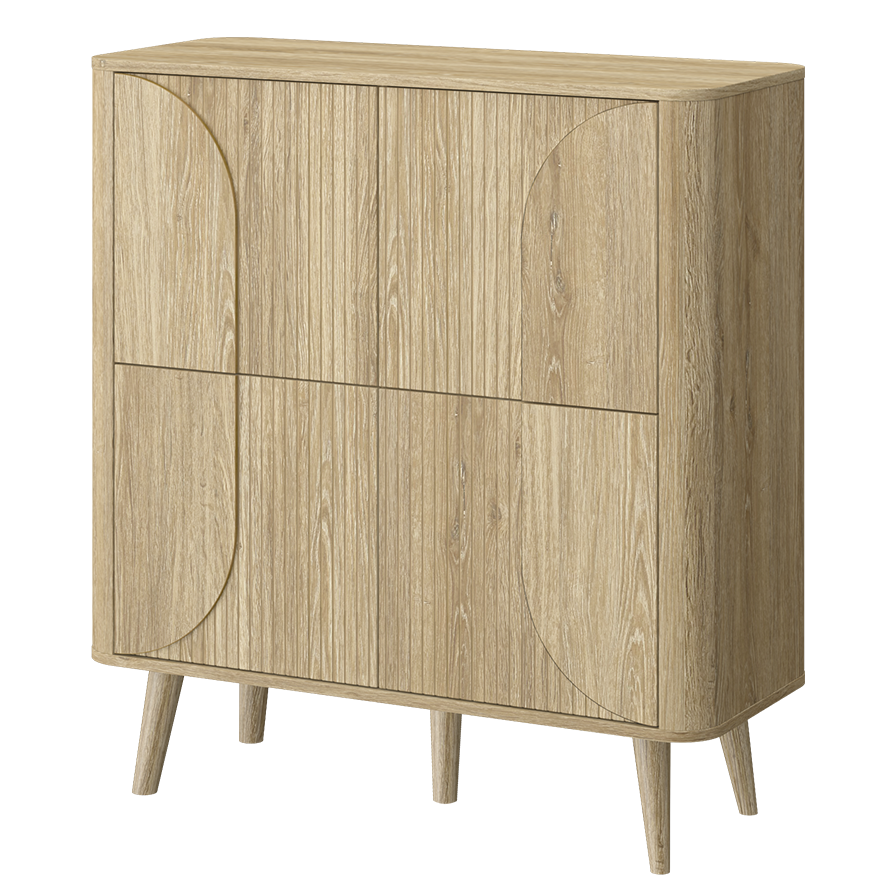 Lunara 4-Door Cabinet